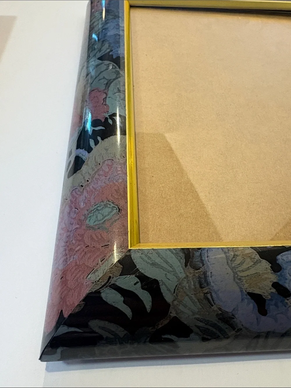 Assorted Multi-Color VTG Decorative Picture Frames - Set of 4
